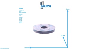 SHIM - 0000174352 suitable for MTU engines