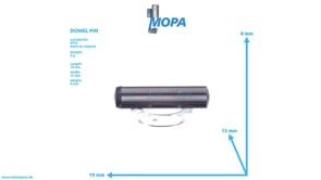 ZYLINDERSTIFT - 006325005102 passend für MTU Motoren