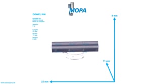 DOWEL PIN - 01105134 suitable for MWM & Deutz engines