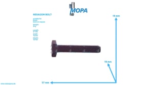 HEXAGON BOLT - 01112454 suitable for Deutz engines