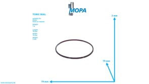 TORIC SEAL - 01161642 suitable for Deutz engines