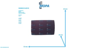 RUBBER SLEEVE - 01174237 suitable for Deutz engines RUBBER SLEEVE - 01174237 suitable for Deutz engines