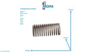 DRUCKFEDER - 01221449 passend für Deutz Motoren