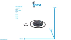 DIAPHRAGM - 01266047 suitable for Deutz engines