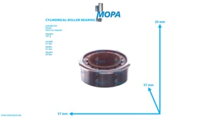 CYLINDRICAL ROLLER BEARING - 01340359 suitable for Deutz engines