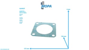 GASKET - 02081890 suitable for MWM & Deutz engines