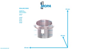 SEALING RING - 02127808 suitable for MWM & Deutz engines SEALING RING - 02127808 suitable for MWM & Deutz engines