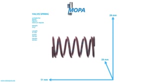 VALVE SPRING - 02190148 suitable for Deutz engines VALVE SPRING - 02190148 suitable for Deutz engines