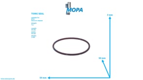 TORIC SEAL - 0239976548 suitable for MTU engines