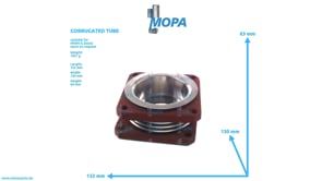CORRUGATED TUBE - 04061391 suitable for MWM & Deutz engines CORRUGATED TUBE - 04061391 suitable for MWM & Deutz engines