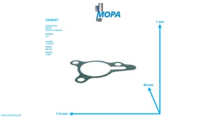 GASKET - 04225594 suitable for Deutz engines