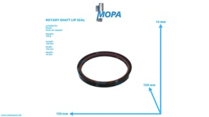 ROTARY SHAFT LIP SEAL - 04253333 suitable for Deutz engines
