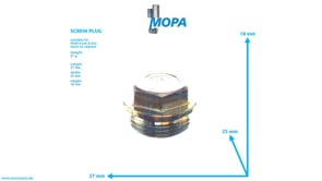 SCREW PLUG - 06080990019 suitable for MAN D engines