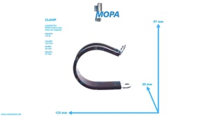 CLAMP - 06673007046 suitable for MAN D engines