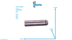 VALVE GUIDE - 11129092 suitable for Volvo/Volvo Penta engines