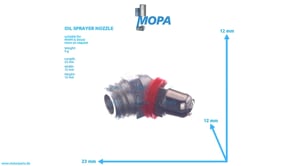 OIL SPRAYER NOZZLE - 12019386 suitable for MWM & Deutz engines