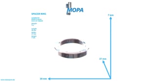 SPACER RING - 12163181 suitable for MWM & Deutz engines SPACER RING - 12163181 suitable for MWM & Deutz engines
