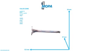 VALVE CONE - 12165098 suitable for Deutz engines
