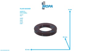 PLAIN WASHER - 12167432 suitable for MWM & Deutz engines