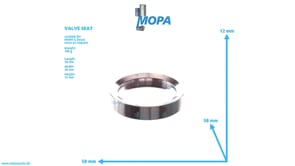 VALVE SEAT - 12301523 suitable for MWM & Deutz engines