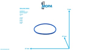 DICHTRING - 1542781 passend für Volvo/Volvo Penta Motoren