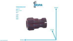 TENSIONING NUT - 3521550272 suitable for MTU engines