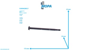 SCREW/BOLT - 4039900404 suitable for MTU engines