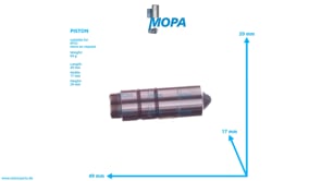 PISTON - 5030612132 suitable for MTU engines