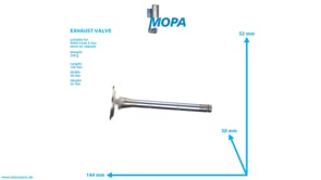 EXHAUST VALVE - 51041010479 suitable for MAN D engines EXHAUST VALVE - 51041010479 suitable for MAN D engines