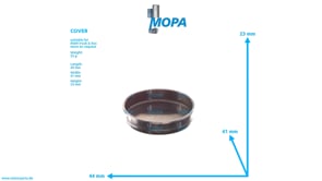 COVER - 51916060037 suitable for MAN D engines