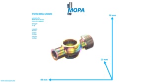 DOPPELRINGSTUTZEN - 51981010077 passend für MAN D-Motoren