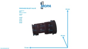 PRESSURE RELIEF VALVE - 5501801015 suitable for MTU engines