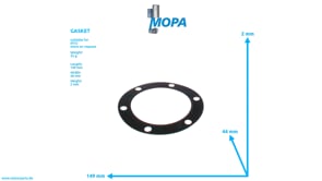 GASKET - 5511421180 suitable for MTU engines GASKET - 5511421180 suitable for MTU engines