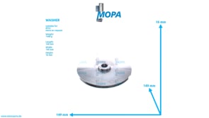WASHER - 5512370076 suitable for MTU engines