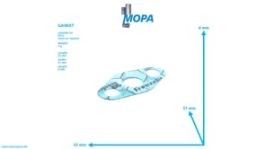 DICHTUNG - 5551870180 passend für MTU Motoren