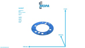 DICHTUNG - 5602010880 passend für MTU Motoren