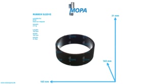 RUBBER SLEEVE - 700336150005 suitable for MTU engines