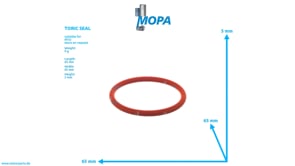 TORIC SEAL - 700429057001 suitable for MTU engines