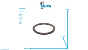 UNTERLEGSCHEIBE - 8381810852 passend für MTU Motoren