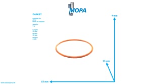 GASKET - 8692030074 suitable for MTU engines