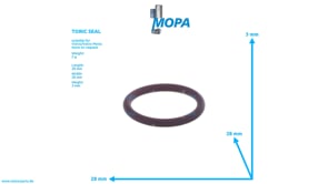 TORIC SEAL - 949657 suitable for Volvo/Volvo Penta engines