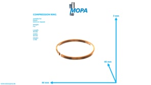 COMPRESSION RING - 01120082 suitable for Deutz engines