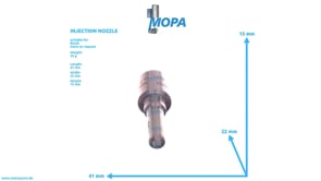INJECTION NOZZLE - 0433172086 suitable for Bosch engines