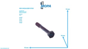 HEX SHOULDER STUD - 06014944316 suitable for MAN D engines