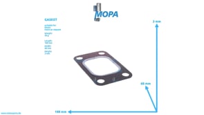 GASKET - 12161832 suitable for Deutz engines