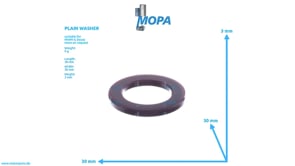 PLAIN WASHER - 12420649 suitable for MWM & Deutz engines