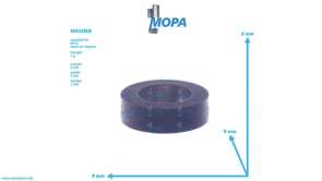 WASHER - 5050612576 suitable for MTU engines