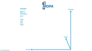 UNTERLEGSCHEIBE - 5070230152 passend für MTU Motoren