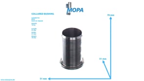 COLLARED BUSHING - 5840180153 suitable for MTU engines