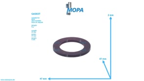 GASKET - 5840980665 suitable for MTU engines